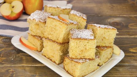 Torta di mele frullate: il dolce facile ed economico pronto in 30 minuti!