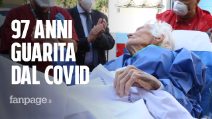 Catania, dimessa 97enne guarita di Covid. L'applauso sanitari: "Grazie, ma non ho fatto niente"