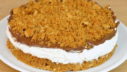 Sbriciolata senza cottura con crema di nocciole: il dolce che farà felice tutta la famiglia!