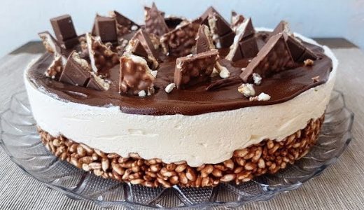 Puffed Rice And Chocolate Cheesecake The Delicious No Bake Dessert
