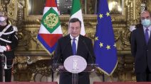 Le prime parole di Draghi dopo l'incarico di Mattarella: “È un momento difficile, ma sono fiducioso”
