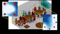 Simulazione al computer mostra come i condizionatori d'aria diffondono il coronavirus nei locali