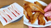 Bacon croccante in 1 minuto: il trucchetto che non vedrete l'ora di provare!