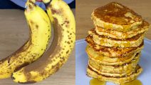 Pancakes con 3 ingredienti: il modo geniale per utilizzare le banane mature!