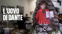 Dante Alighieri, un uovo di 300 chili per i 700 anni dalla morte: "Dà un messaggio positivo"