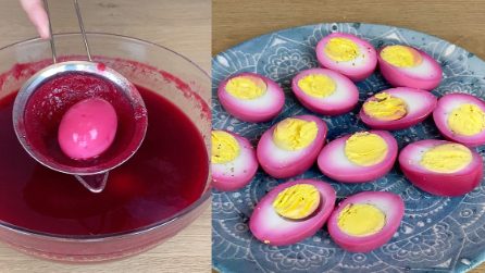 Uova sode alla barbabietola: l'antipasto perfetto per sorprendere tutta la famiglia!