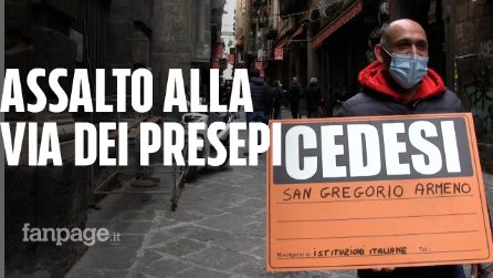 Napoli, artigiani di San Gregorio Armeno: "Stremati. Pub pronti a compare le botteghe del presepe"