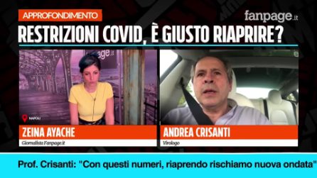 Nuovo Dpcm e riaperture, Crisanti: "Con questi numeri, riaprendo, si rischia nuova ondata"