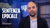 Saviano a Fanpage.it: "Sentenza non mi restituisce 13 anni di vita, ma dà senso al mio passato"