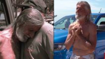 Senzatetto riceve il dono che gli cambia la vita: "Che Dio benedica queste anime buone"