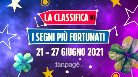 Oroscopo della settimana dal 21 al 27 giugno 2021: la classifica dei segni fortunati