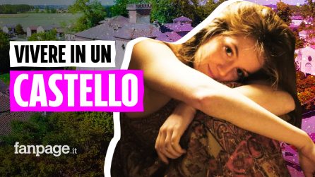 La tiktoker che vive in un castello medievale