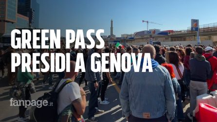 Green Pass, presidi a Genova: "Obbligo sul lavoro è discriminatorio"
